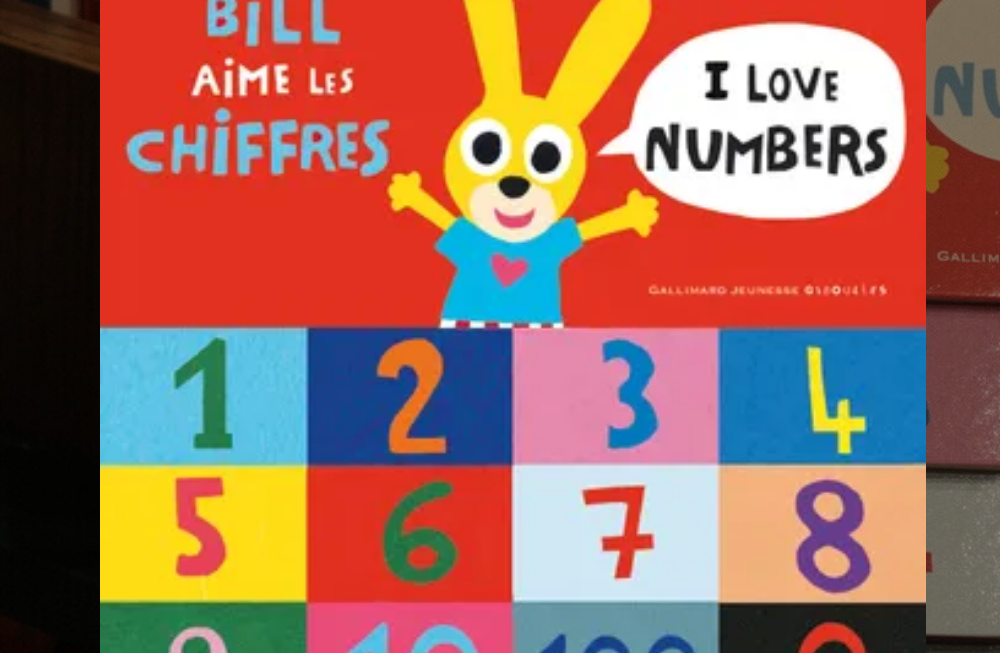 Un livre a volets avec un chiffre par volets