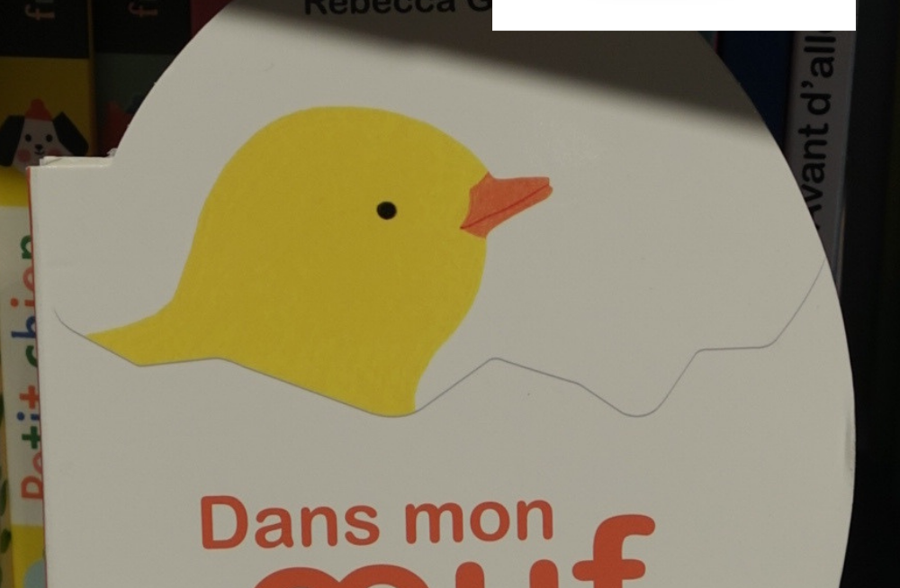 Un livre en forme d'oeuf