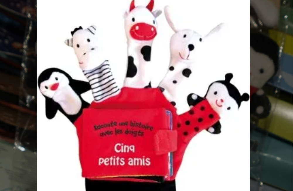 Un livre marionnette a mains